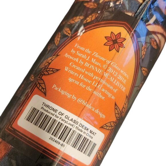 Throne Of Glass Series Inspired Desk Mat Sept. 2024 Fairyloot Box - Picture 4 of 5